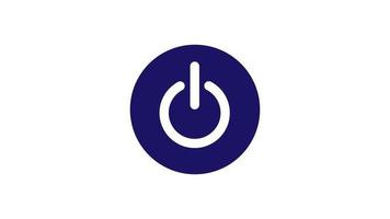Power button icon vector illustration