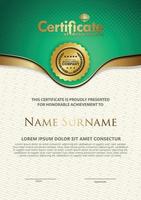 Certificate template with luxury and elegant texture modern pattern, diploma, Vector illustration