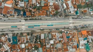 Aerial view of the industrial area in Dar es Salaam photo