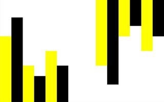 striped rectangle yellow black background vector