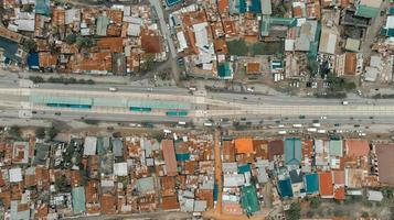 Aerial view of the industrial area in Dar es Salaam photo