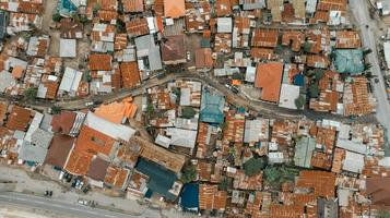 Aerial view of the industrial area in Dar es Salaam photo