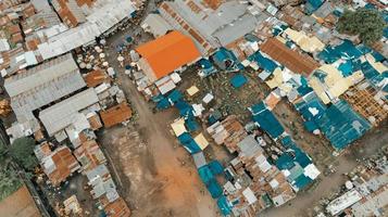 Aerial view of the industrial area in Dar es Salaam photo