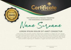 Certificate template with luxury and elegant texture modern pattern, diploma, Vector illustration