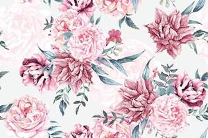 Vintage Floral Wallpaper Vector Art, Icons, and Graphics for Free Download