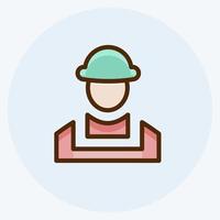 constructor de iconos adecuado para la construcción de símbolo. estilo plano diseño simple editable. vector de plantilla de diseño. ilustración sencilla