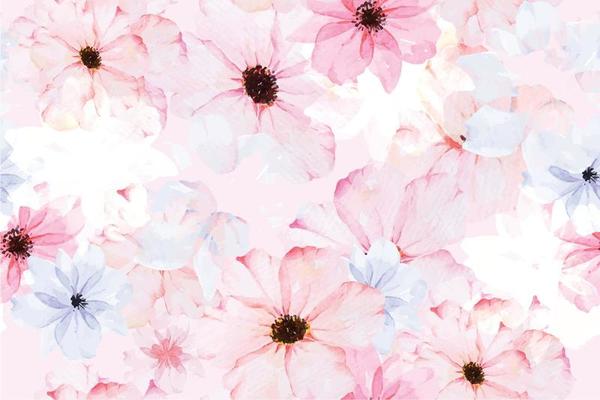 Flower Wallpaper Vector Art Icons and Graphics for Free Download
