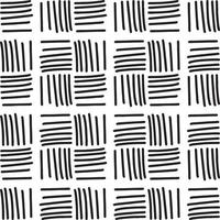 Seamless abstract geometric hand drawn pattern. vector