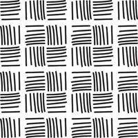 Seamless abstract geometric hand drawn pattern. vector