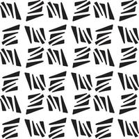 Seamless abstract geometric hand drawn pattern. vector