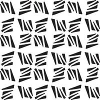 Seamless abstract geometric hand drawn pattern. vector