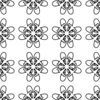 Seamless abstract geometric hand drawn pattern. vector