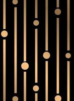 Black background with lines and circles vector