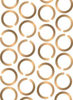 White background with abstract pattern of circles vector