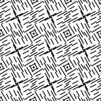 Seamless abstract geometric hand drawn pattern. vector