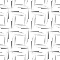 Seamless abstract geometric hand drawn pattern. vector