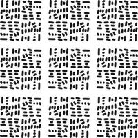 Seamless abstract geometric hand drawn pattern. vector