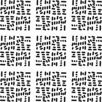 Seamless abstract geometric hand drawn pattern. vector