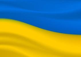 vector illustration flag wave sign Ukraine nation