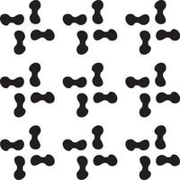 Seamless abstract geometric hand drawn pattern. vector