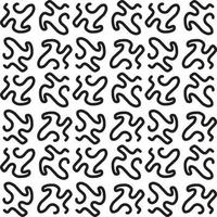 Seamless abstract geometric hand drawn pattern. vector