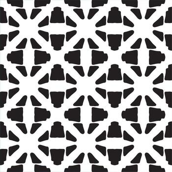 Seamless abstract geometric hand drawn pattern. vector
