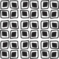 Seamless abstract geometric hand drawn pattern. vector