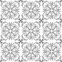 Seamless abstract geometric hand drawn pattern. vector