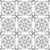 Seamless abstract geometric hand drawn pattern. vector