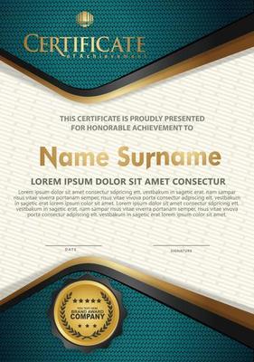 Certificate template with textured background,