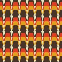 Abstract geometric arrow shape vintage color seamless pattern background. Use for fabric, textile, interior decoration elements, upholstery, wrapping. vector