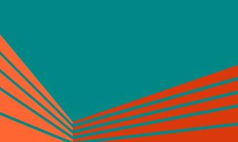 patrón de forma de línea de construcción de esquina abstracta de perspectiva sobre fondo de cielo azul turquesa. concepto de arquitectura de moda mínima de color abstracto. vector