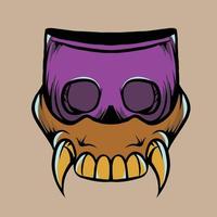 skull vector illustration that is specifically made for the needs of branding stickers and so on