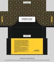 Abstract vector tissue box- template for business purpose