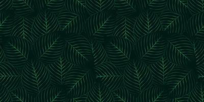 Green leaf seamless pattern background design. Vector illustration. Eps10