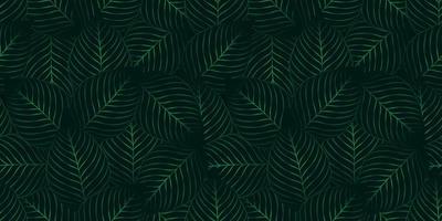 Green leaf seamless pattern background design. Vector illustration. Eps10