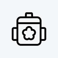 Icon Training Cup. suitable for Kids symbol. line style. simple design editable. design template vector. simple illustration vector