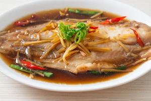 Steamed Fish with Soy Sauce photo