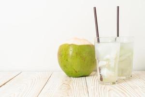 coconut water or coconut juice photo