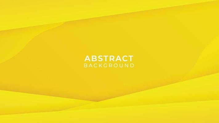 Abstract dynamic fluid yellow geometric gradient background. Vector illustration