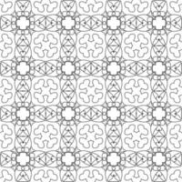 black and white sketch of flora and fauna batik. can be used for various purposes vector