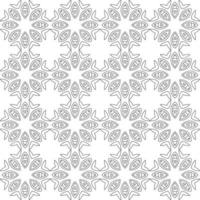 black and white sketch of flora and fauna batik. can be used for various purposes vector