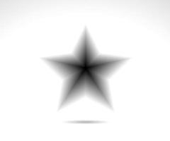 Star logo. Star line icon vector