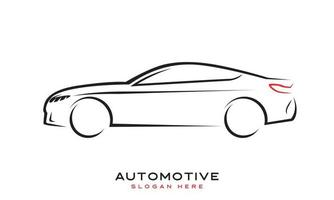 Car Logo Abstract Lines Vector. Vector illustration