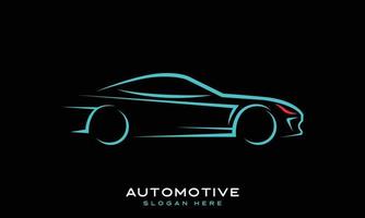 Car Logo Abstract Lines Vector. Vector illustration