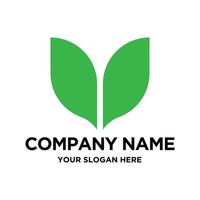 Logo Leaf Green vector