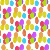 Abstract watercolor background multicolored shades circles on white bacground vector