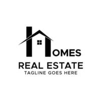 Modern Real Estate Building Logo Design Template vector