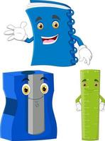 Vector character of school items