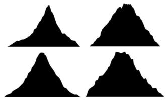 mountain silhouette vector